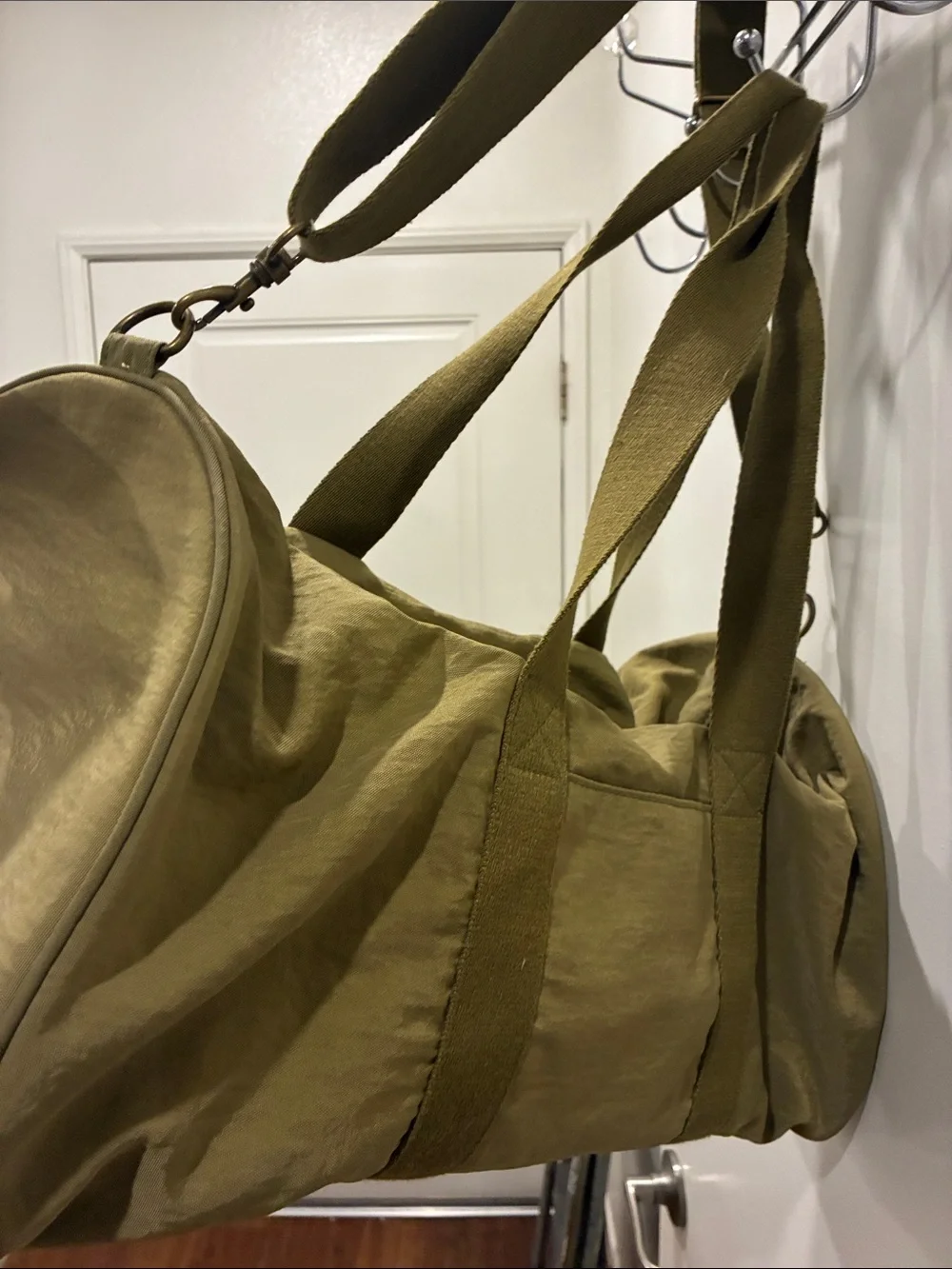 Universal Thread Olive Canvas Duffel Bag